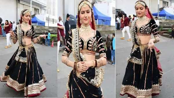  रुबीना दिलैक ने पहना 31 किलो का घाघरा और फिर मटकाई कमर, लोगों के मुंह से निकल गई ये बात