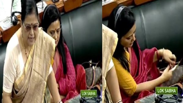क्या TMC सांसद महुआ मोइत्रा ने महंगाई पर बहस के दौरान छिपाया अपना 2 लाख का बैग? 