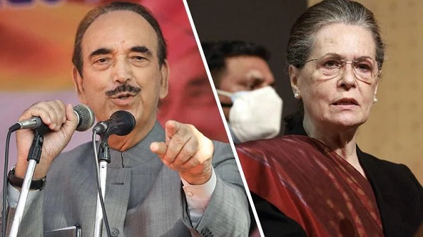 गुलाम कांग्रेस से आजाद : सोनिया गांधी को लिखी 5 पन्नों की चिट्ठी