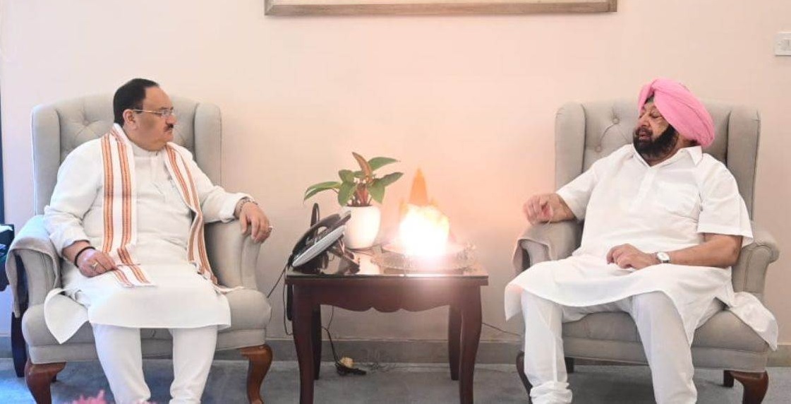 नई पारी की शुरुआत करेंगे कैप्टन अमरिंदर, दिल्ली में नड्डा से की मुलाकात...