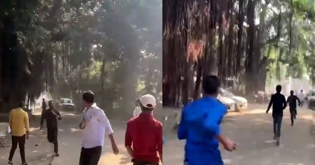 छात्रसंघ चुनाव में चली गोली, पत्रकारों को भी पीटा, पुलिस ने भांजी लाठियां...