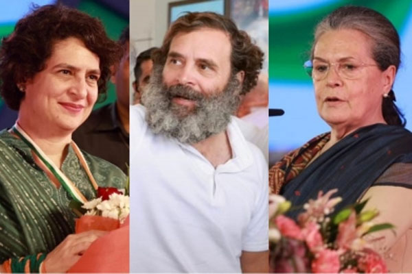 सूरत कोर्ट में अपील दायर करने से पहले राहुल से मिलने पहुंची सोनिया, प्रियंका