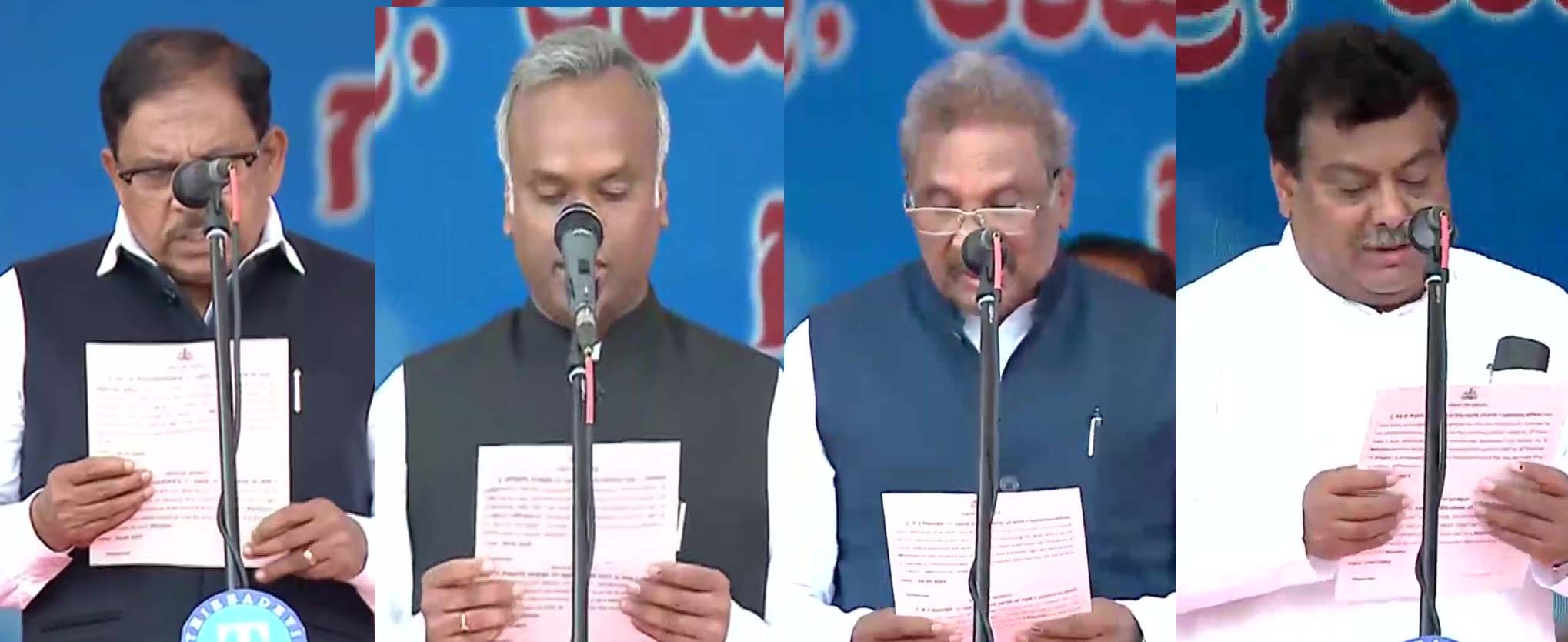  कर्नाटक मंत्रिमंडल में शामिल हुए मल्लिकार्जुन के बेटे प्रियांक, इनको भी मिली जगह...