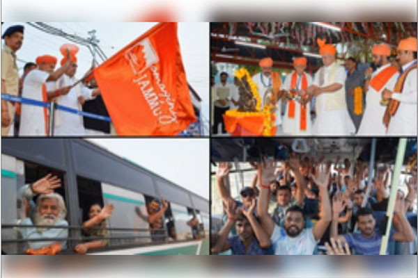 अमरनाथ यात्रा के लिए कड़ी सुरक्षा के बीच जम्मू से पहला जत्था रवाना