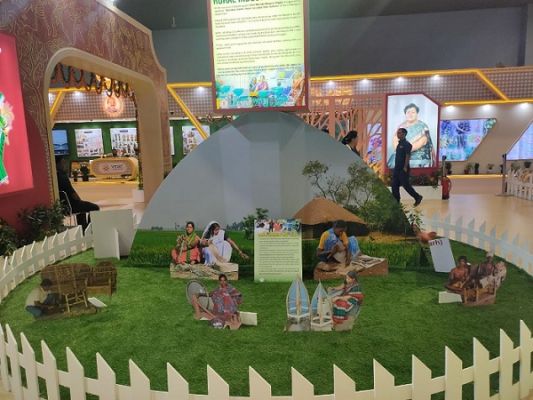 छत्तीसगढ़ पवेलियन में दिख रही &lsquo;गढ़बो नवा छत्तीसगढ़&rsquo; की झलक