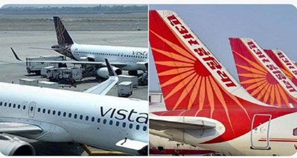 विस्तारा एयरलाइन्स का एअर इंडिया में विलय होगा