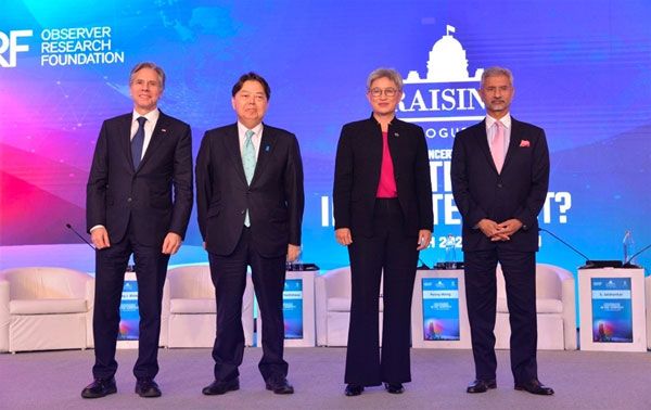 क्वाड देशों के विदेश मंत्रियों ने भारत-प्रशांत क्षेत्र की संप्रभुता और समृद्धि की प्रतिबद्धता दोहराई