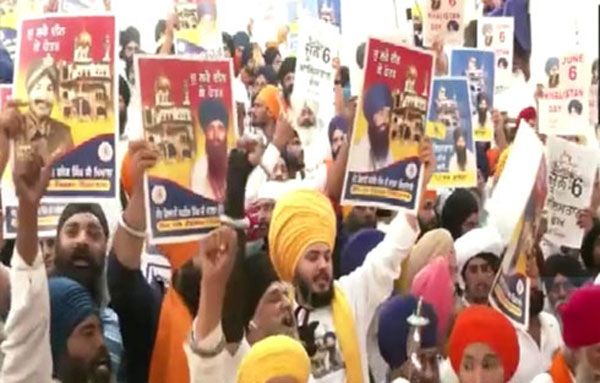 भारी सुरक्षा के बीच अमृतसर में ऑपरेशन ब्लूस्टार की बरसी पर जुटे कट्टरपंथी