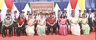 शारदा विद्यालय, रिसाली में छात्र संसद का शपथ ग्रहण समारोह