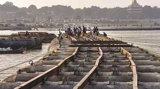 महाकुंभ मेला के लिए सेल ने पैँतालिस हजार टन स्टील की आपूर्ति की