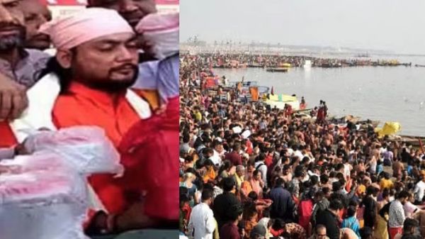 480 हिंदुओंं की अस्थियां गंगा में विसर्जित करने पाक से महंत रामनाथ भारत पहुंचे