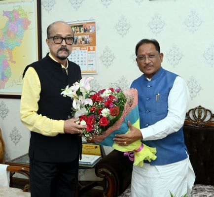  राज्यपाल डेका से मुख्यमंत्री साय ने की भेंट