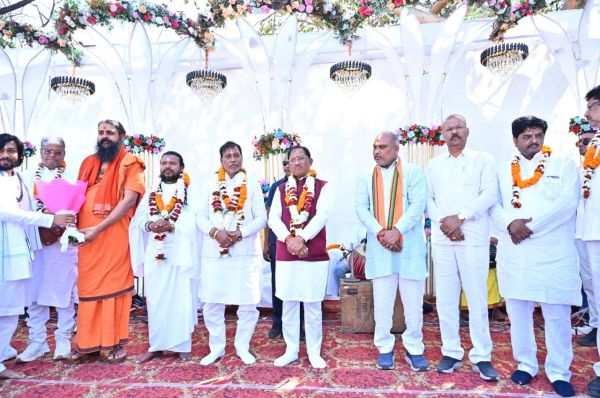 मुख्यमंत्री ने &ldquo;विशाल सतनाम सद्भाव पदयात्रा&rdquo;  का किया शुभारंभ