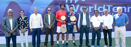 वर्ल्ड टेनिस टूर एम-15 के विजेता पुरस्कृत