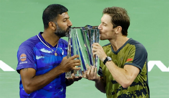 रोहन बोपन्ना-मैथ्यू एब्डेन ने जीता पुरुष युगल खिताब