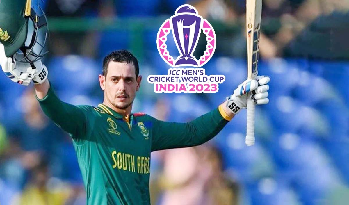 वर्ल्ड कप में लगातार क्विंटन डी कॉक ने लगाया दूसरा शतक