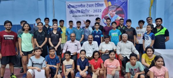 ग्रीष्मकालीन टेबल टेनिस प्रशिक्षण शिविर का समापन