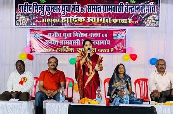 शहीद मिंधु कुम्हार स्मृति कबड्डी का प्रतियोगिता समापन कविता बाब के मुख्य आतिथ्य में संपन्न