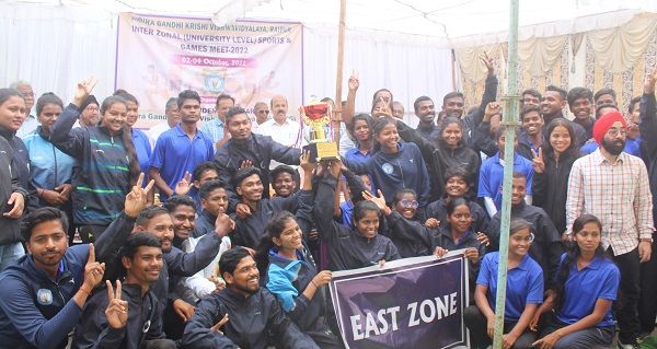 अंतर क्षेत्रीय खेलकूद स्पर्धा में पूर्वी जोन सर्वश्रेष्ठ रहा