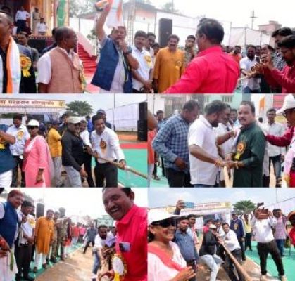 कोण्डागांव विकासखण्ड स्तरीय छत्तीसगढ़िया ओलंपिक का विधायक ने किया शुभारंभ