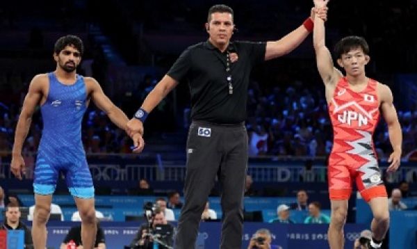 ओलंपिक : कुश्ती के सेमीफाइनल में हारे अमन सहरावत