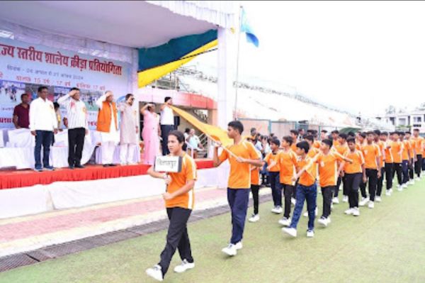 24वीं राज्य स्तरीय शालेय क्रीड़ा प्रतियोगिता का शुभारंभ