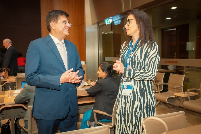 विश्व व्यापार संगठन के 12वें मंत्रिस्तरीय सम्मेलन में भाग लेने स्विट्जरलैंड के जिनेवा पहुंचे पीयूष गोयल