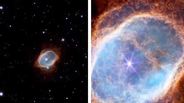 नासा ने 'मरते हुए तारे' को अपने टेलीस्कोप में किया कैद, चारों ओर अद्भुत नजारा