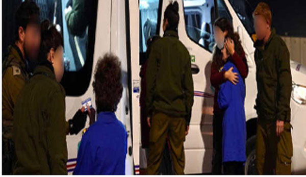 हमास ने गाजा पट्टी से रिहा किये इजरायल के 16 बंधक