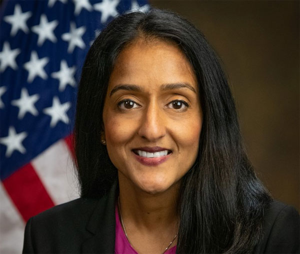 वनिता गुप्ता फरवरी में 19वीं अमेरिकी एसोसिएट अटॉर्नी जनरल के रूप में पद छोड़ देंगी