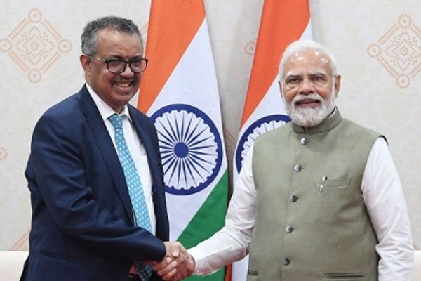 जी20 शिखर सम्मेलन के दौरान डब्ल्यूएचओ प्रमुख और आईएमएफ प्रमुख से मिले मोदी