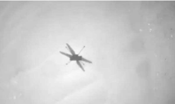  नासा के मंगल हेलीकॉप्टर ने मंगल ग्रह पर 56 उड़ानें पूरी की