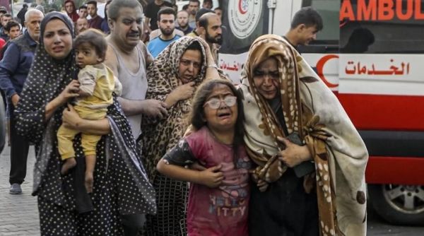 गाज़ा के हॉस्पिटल पर एयरस्ट्राइक, 500 लोगों की मौत का दावा