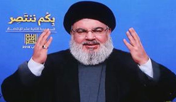 हिजबुल्लाह प्रमुख ने इजराइल के खिलाफ युद्ध छेड़ने का लिया संकल्&zwj;प